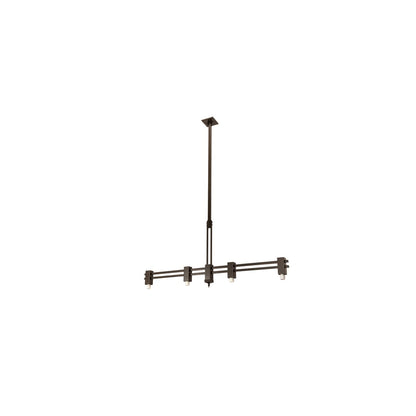 4 Light 64" Wide Linear Pendant