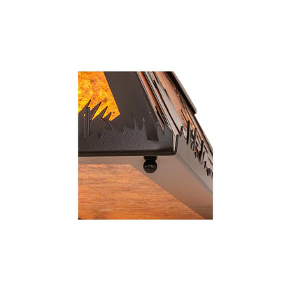 6 Light 48" Wide Billiard Linear Pendant