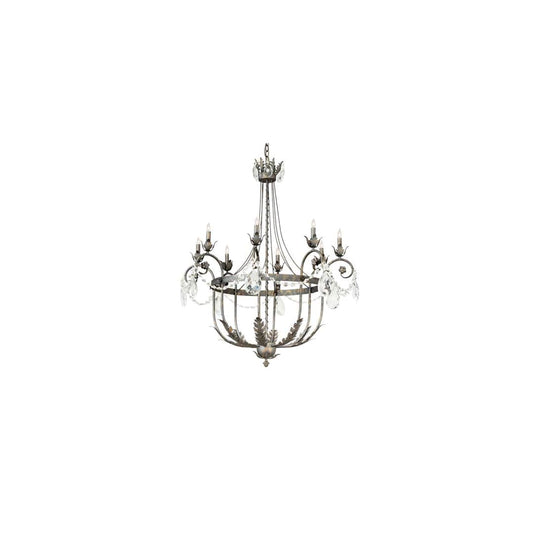 Antonia 8 Light 40" Wide Crystal Candle Style Chandelier