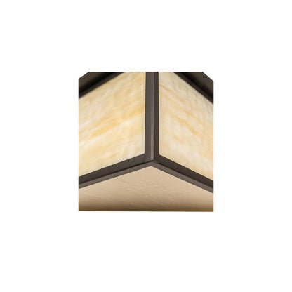 Hyde Park Winter Pine 6 Light 29" Wide Flush Mount Square Ceiling Fixture