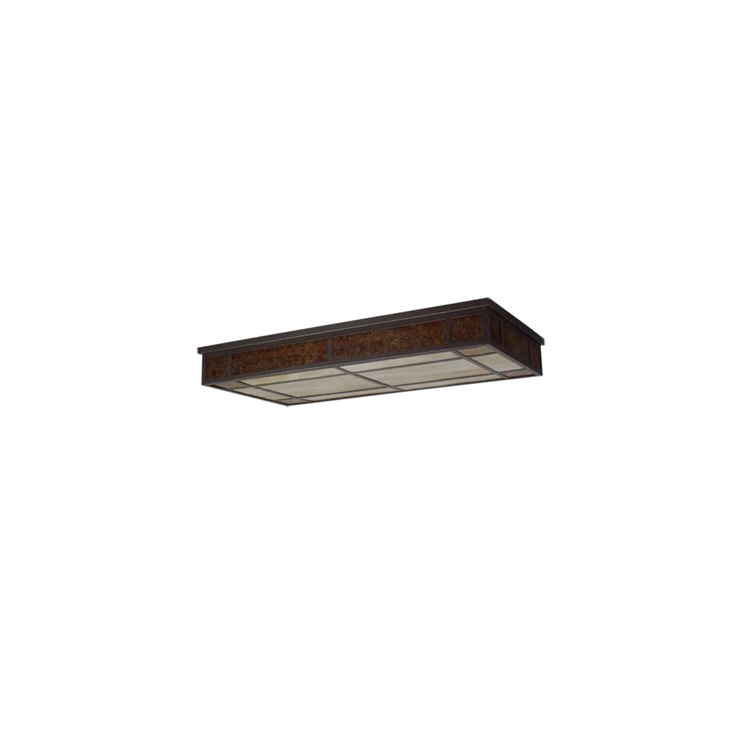 Polaris 3 Light 48" Wide Flush Mount Ceiling Fixture
