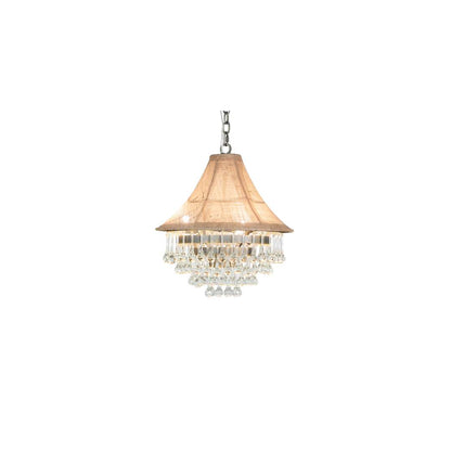 3 Light 18" Wide Crystal Pendant