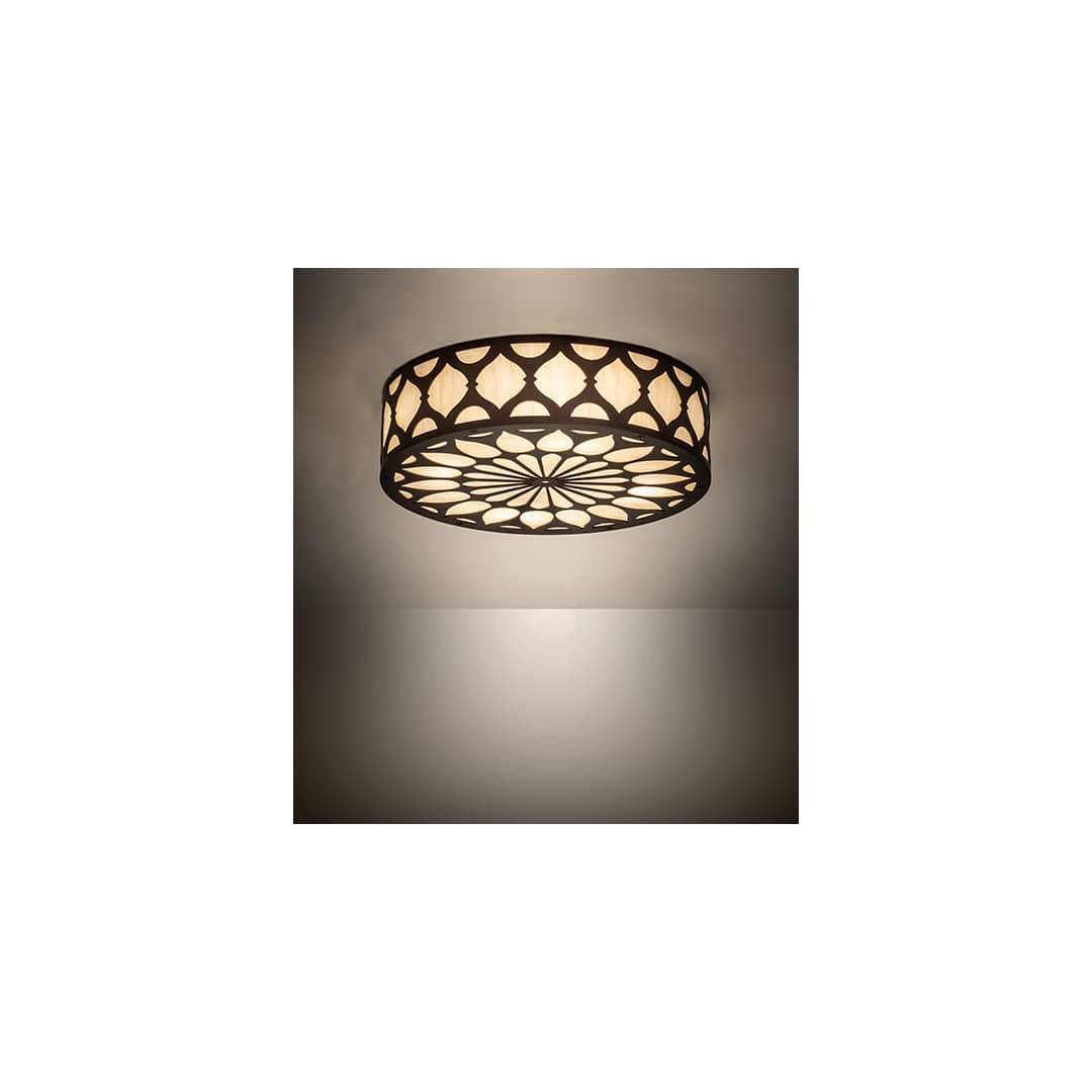 Lorea 4 Light 22" Wide Semi-Flush Drum Ceiling Fixture