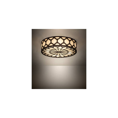Lorea 4 Light 22" Wide Semi-Flush Drum Ceiling Fixture