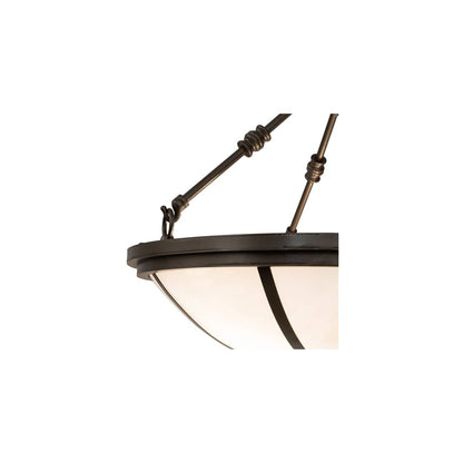 Commerce 3 Light 20" Wide Semi-Flush Bowl Ceiling Fixture