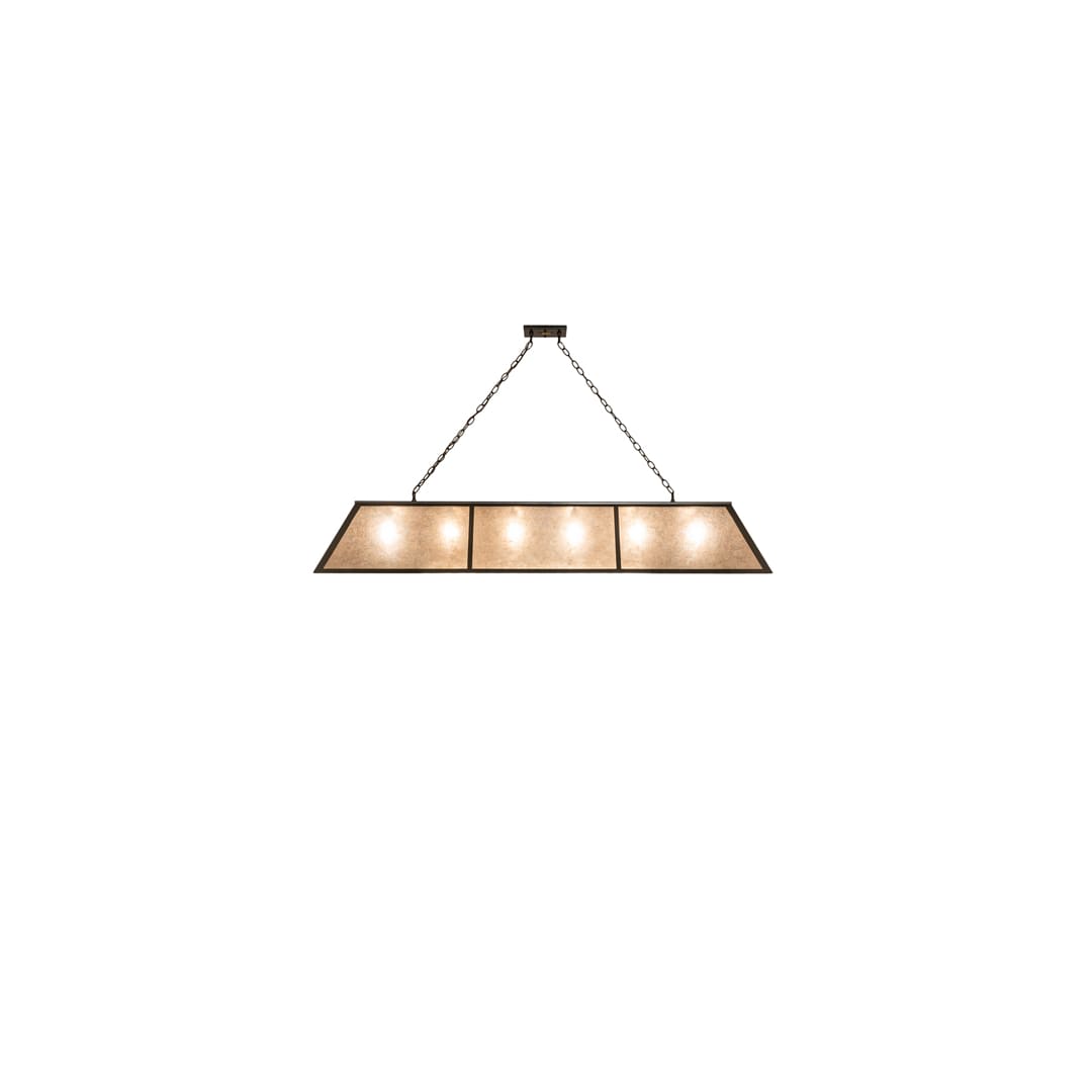 6 Light 70" Wide Linear Pendant