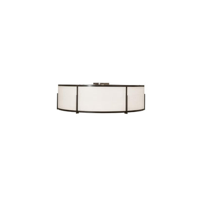 Cilindro Structure 12 Light 60" Wide Semi-Flush Drum Ceiling Fixture