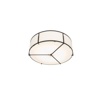 Cilindro Structure 12 Light 60" Wide Semi-Flush Drum Ceiling Fixture