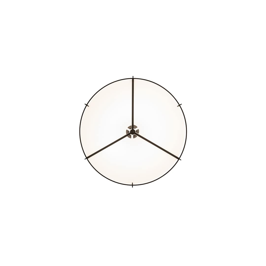 Cilindro Structure 12 Light 60" Wide Semi-Flush Drum Ceiling Fixture