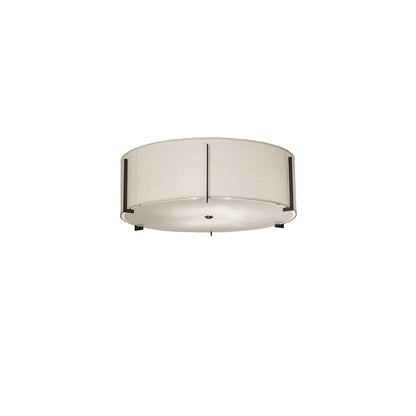 Cilindro Structure 6 Light 42" Wide Semi-Flush Drum Ceiling Fixture