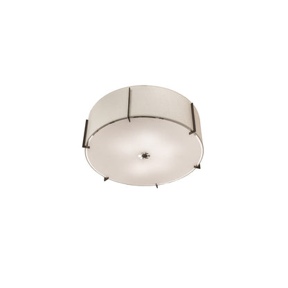 Cilindro Structure 6 Light 42" Wide Semi-Flush Drum Ceiling Fixture