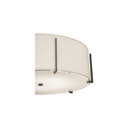 Cilindro Structure 6 Light 42" Wide Semi-Flush Drum Ceiling Fixture