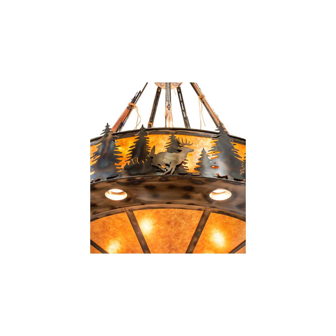 17 Light 77" Wide Pendant