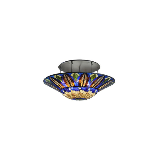 Tampa Bay 12 Light 60" Wide Semi-Flush Bowl Ceiling Fixture