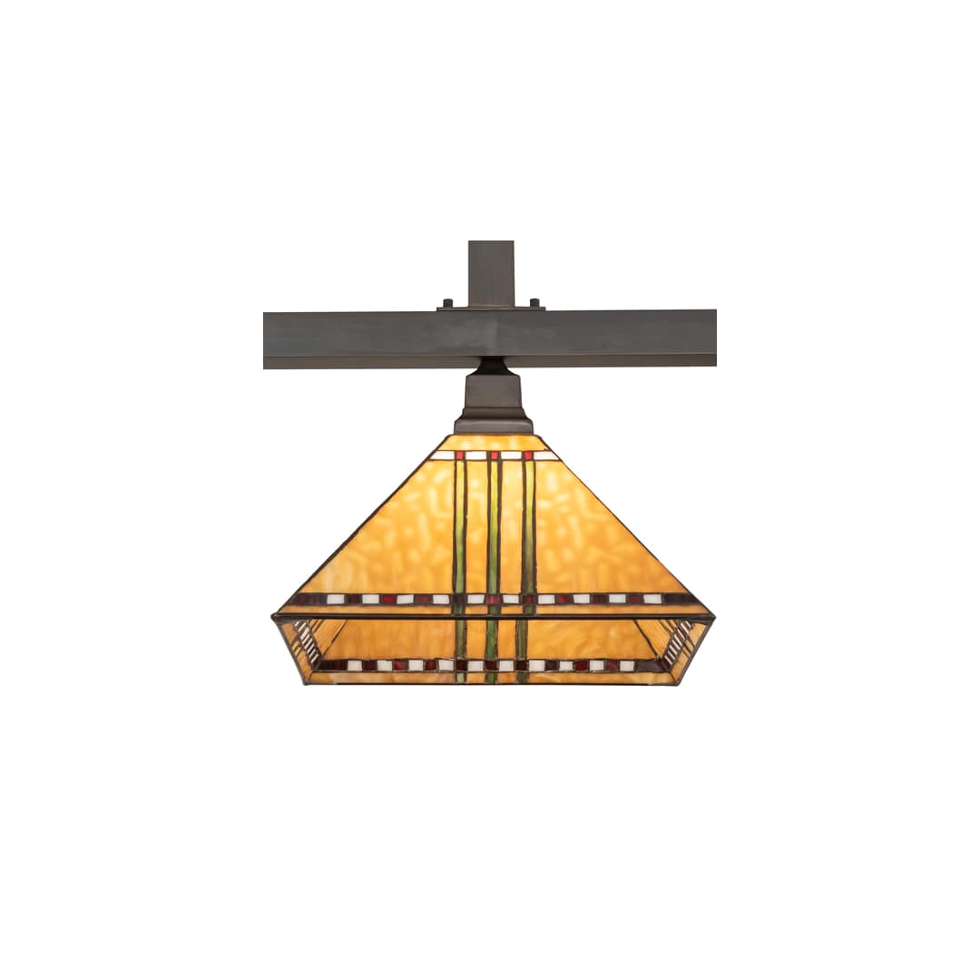 3 Light 62" Wide Linear Pendant