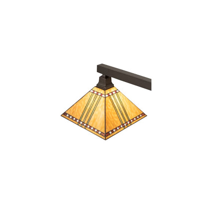 3 Light 62" Wide Linear Pendant