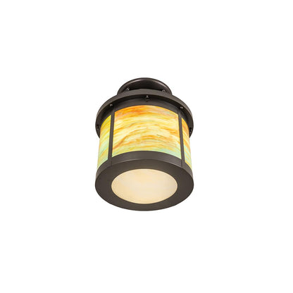 Arts and Crafts 4 Light 20" Wide Semi-Flush Ceiling Fixture