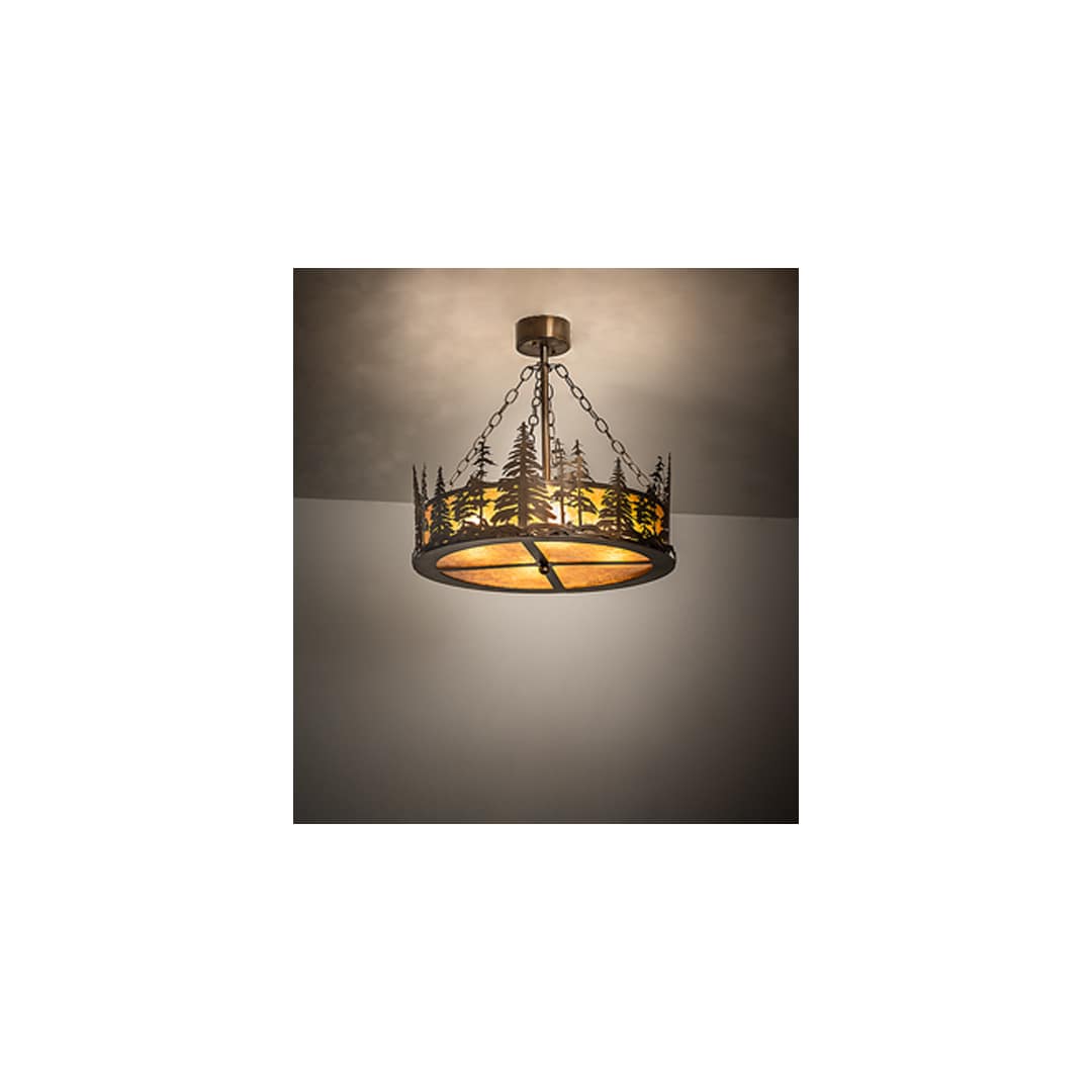 4 Light 23" Wide Pendant