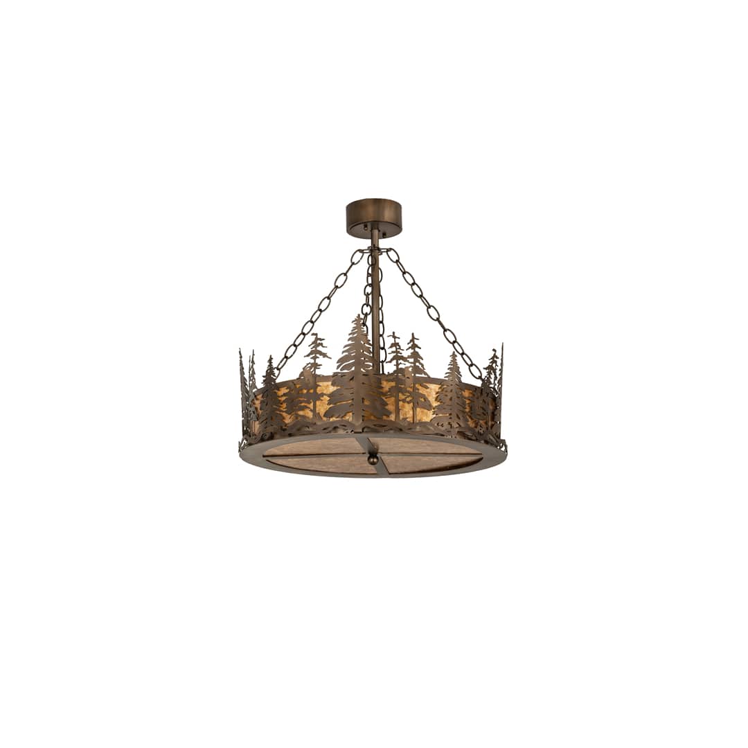 4 Light 23" Wide Pendant