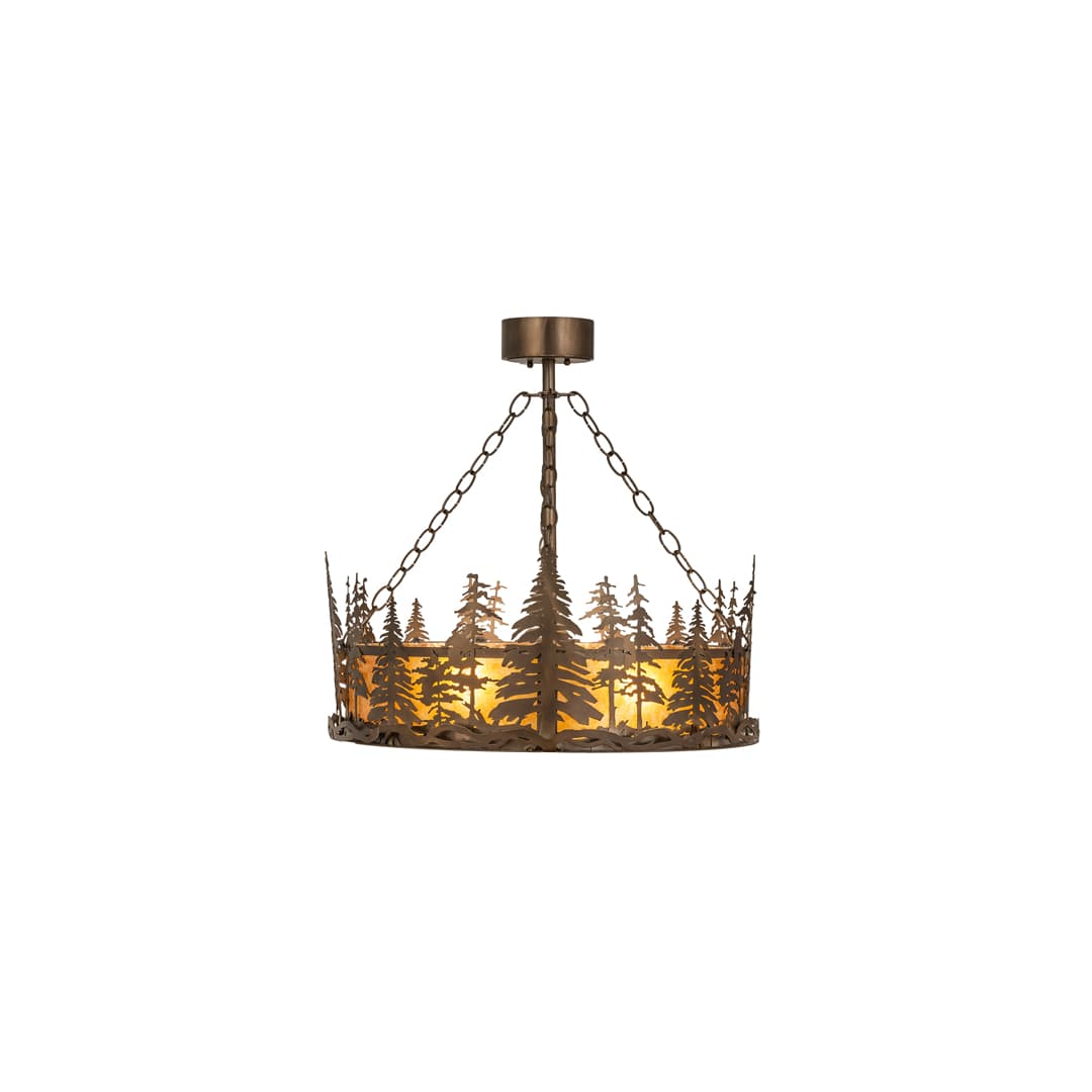 4 Light 23" Wide Pendant