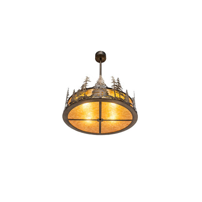 4 Light 36" Wide Pendant