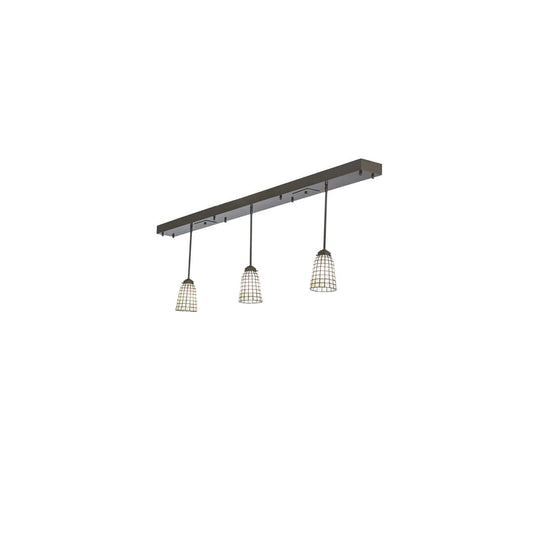 3 Light 72" Wide Linear Pendant