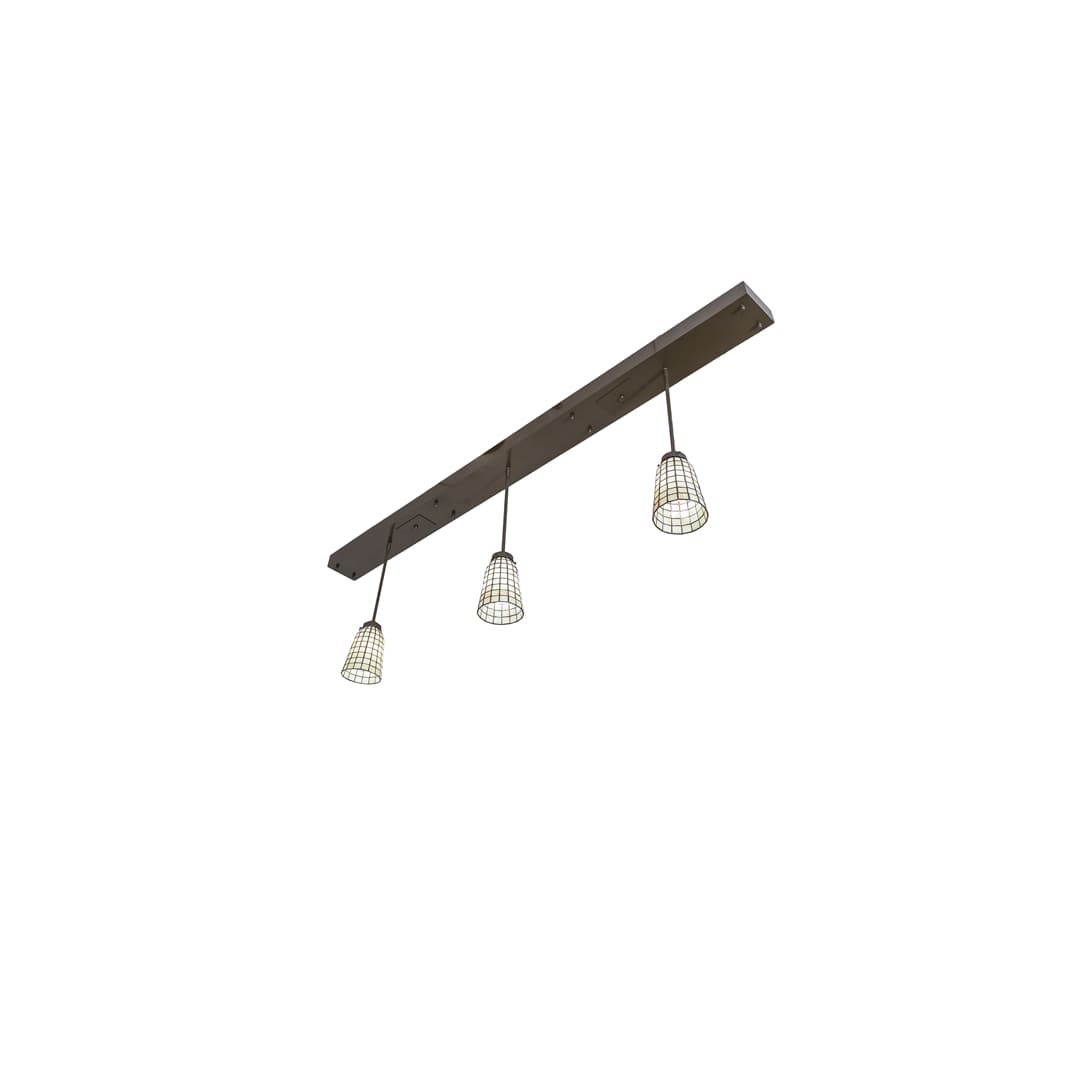 3 Light 72" Wide Linear Pendant