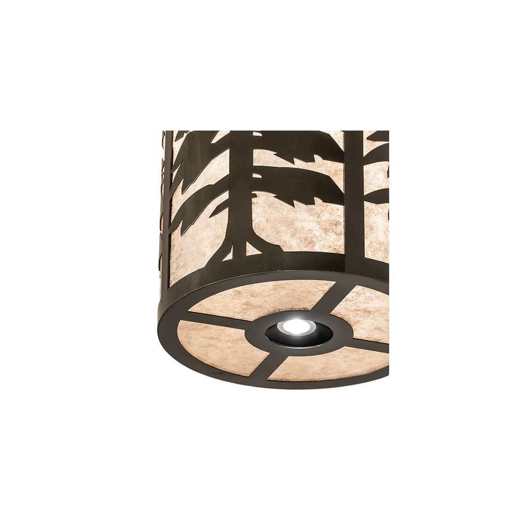 4 Light 14" Wide Pendant