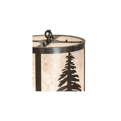 4 Light 14" Wide Pendant