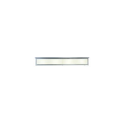 Lumina 8 Light 72" Wide Flush Mount Ceiling Fixture - Sparkle Silver Finish - Medium Bulb Base