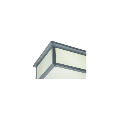 Lumina 8 Light 72" Wide Flush Mount Ceiling Fixture - Sparkle Silver Finish - Medium Bulb Base