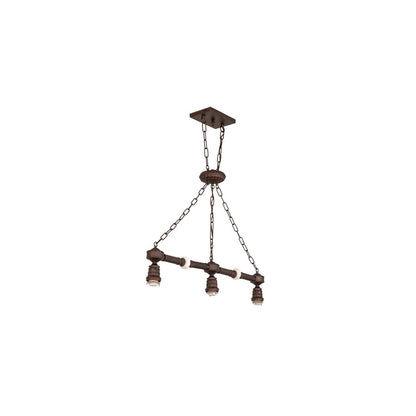 3 Light 45" Wide Linear Pendant