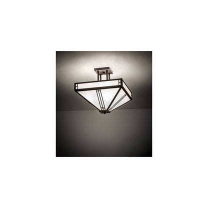 Prairie Loft 4 Light 9" Wide Semi-Flush Ceiling Fixture