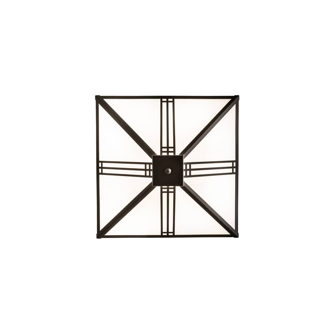 Prairie Loft 4 Light 9" Wide Semi-Flush Ceiling Fixture