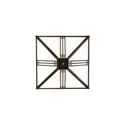 Prairie Loft 4 Light 9" Wide Semi-Flush Ceiling Fixture