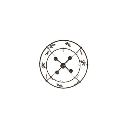 4 Light 25" Wide Taper Candle Pendant