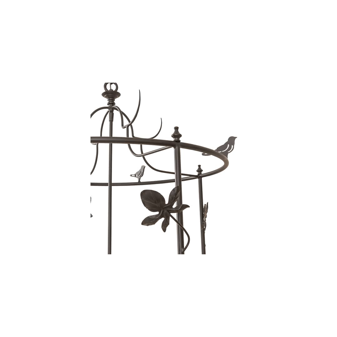 4 Light 25" Wide Taper Candle Pendant