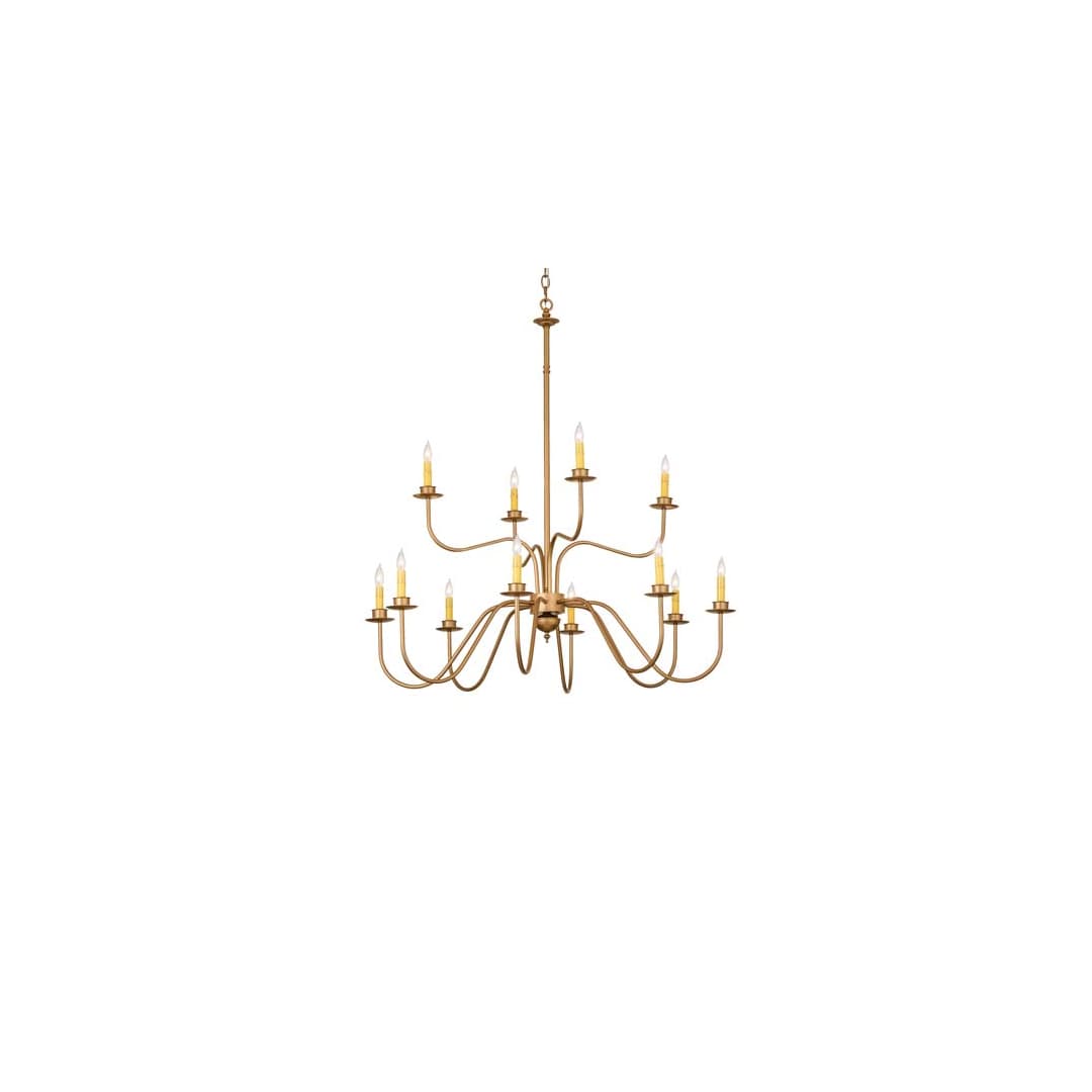 Ean 12 Light 42" Wide Taper Candle Style Chandelier