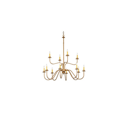Ean 12 Light 42" Wide Taper Candle Style Chandelier