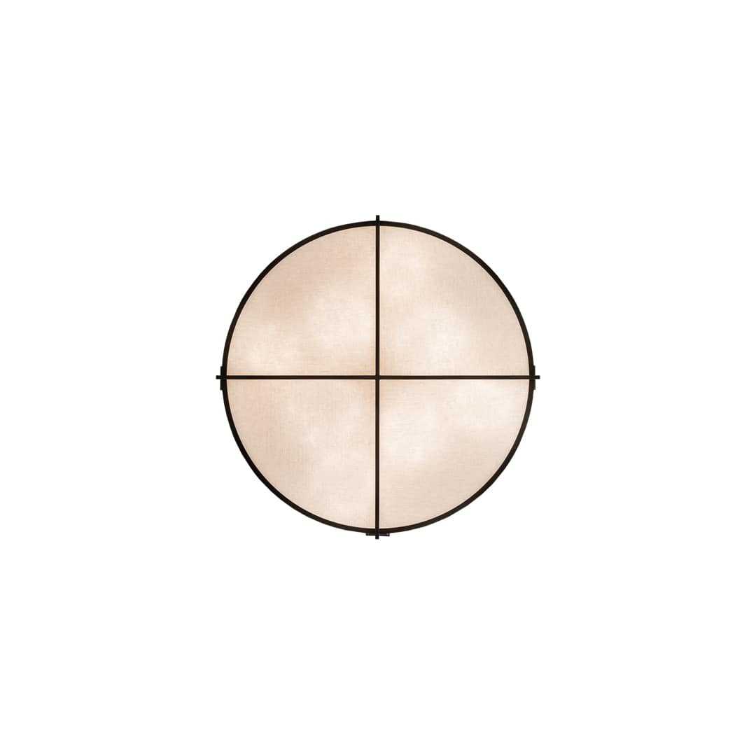 Cilindro Structure 8 Light 60" Wide Semi-Flush Drum Ceiling Fixture