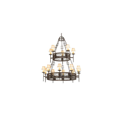 Toscano 15 Light 48" Wide Ring Chandelier