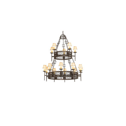 Toscano 15 Light 48" Wide Ring Chandelier