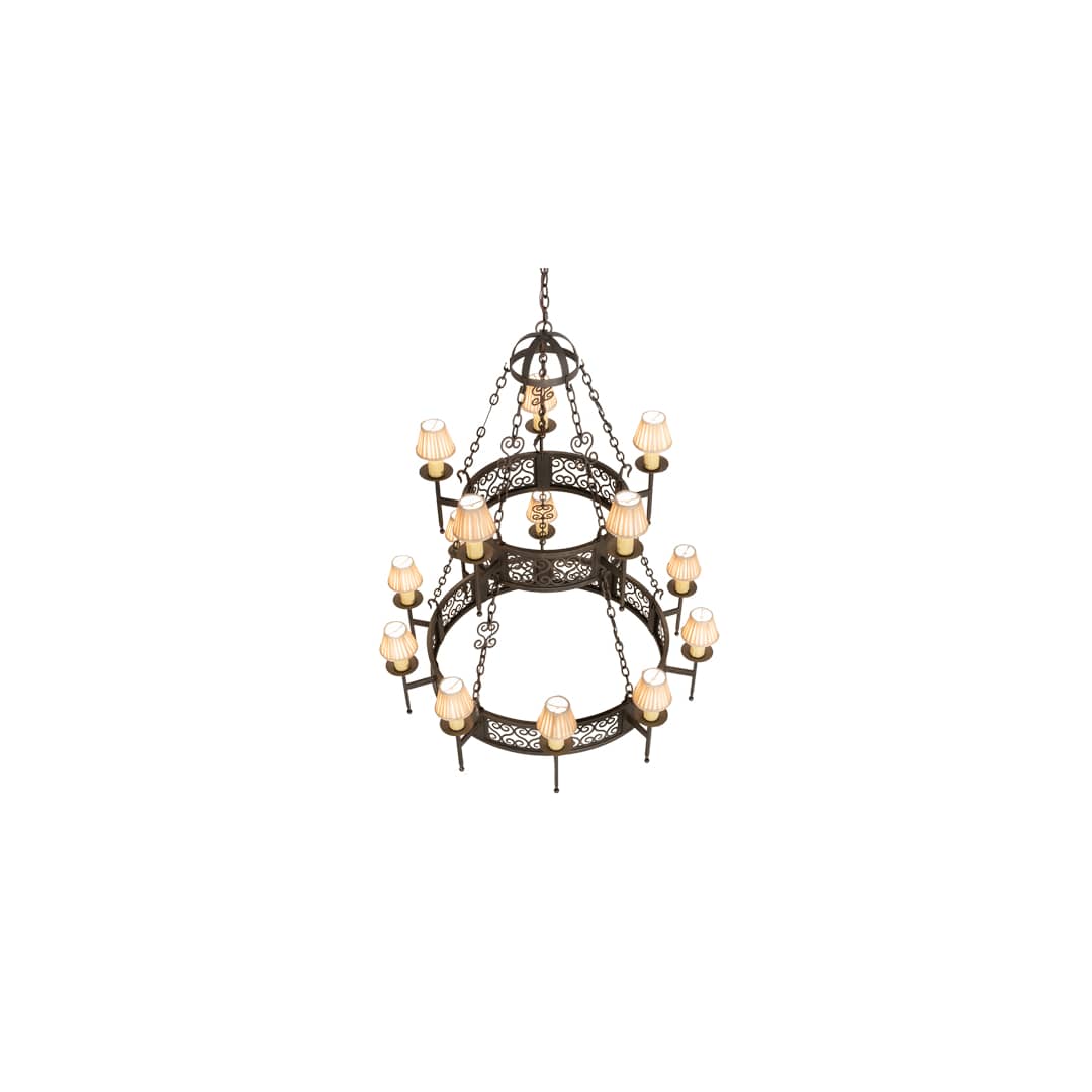 Toscano 15 Light 48" Wide Ring Chandelier