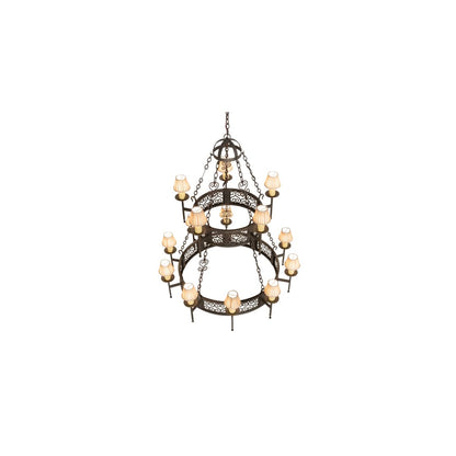 Toscano 15 Light 48" Wide Ring Chandelier