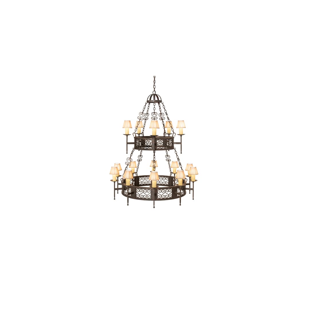 Toscano 15 Light 48" Wide Ring Chandelier