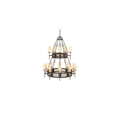 Toscano 15 Light 48" Wide Ring Chandelier