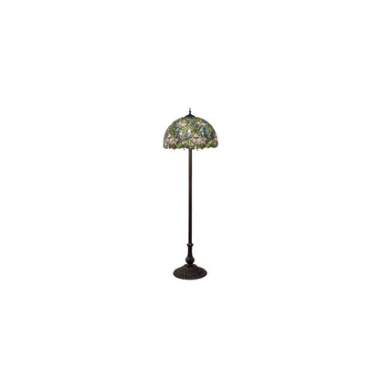 3 Light 62" Tall Tiffany Floor Lamp