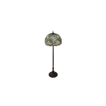 3 Light 62" Tall Tiffany Floor Lamp