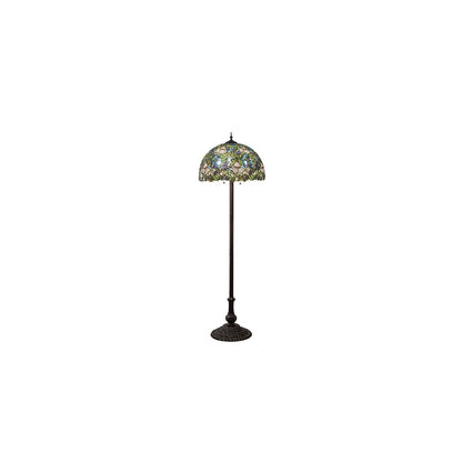 3 Light 62" Tall Tiffany Floor Lamp