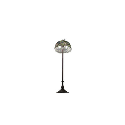 3 Light 62" Tall Tiffany Floor Lamp